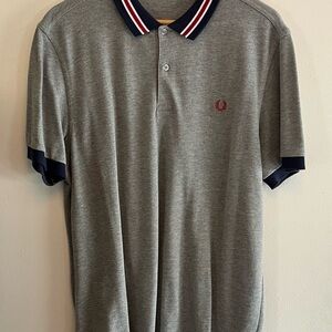 Fred Perry Gray Polo Shirt
